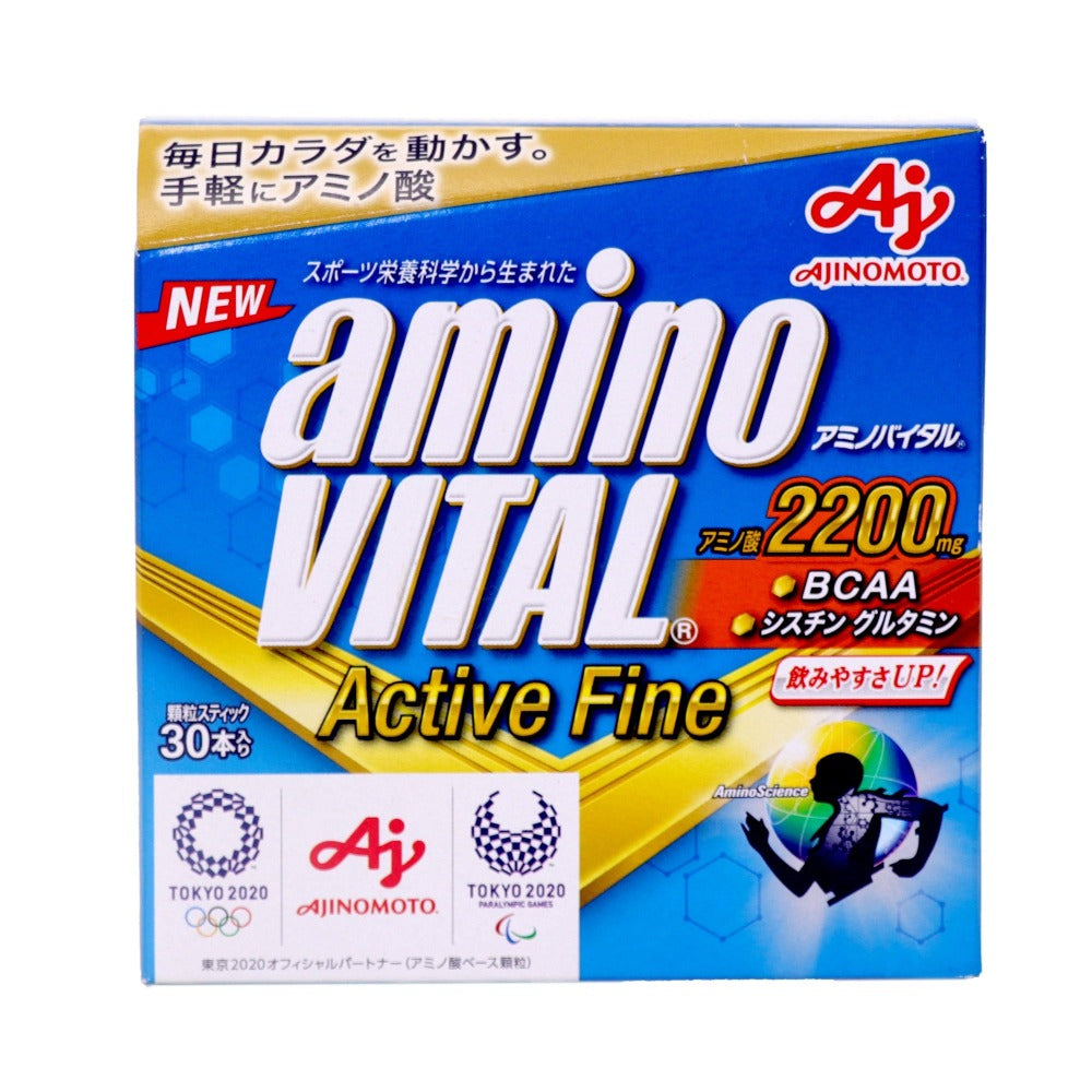 カラダを動かすすべての人々にとって大切な5種類のアミノ酸(BCAA+シスチン、グルタミン)2200mgと8種類のビタミンが配合され、口どけの良い顆粒状で飲みやすく摂取できます。 アミノ酸はカラダを動かすために必要なたんぱく質の材料となり、素早く吸収されるので、日々の生活をアクティブに過ごしたい方のコンディショニングに最適です。