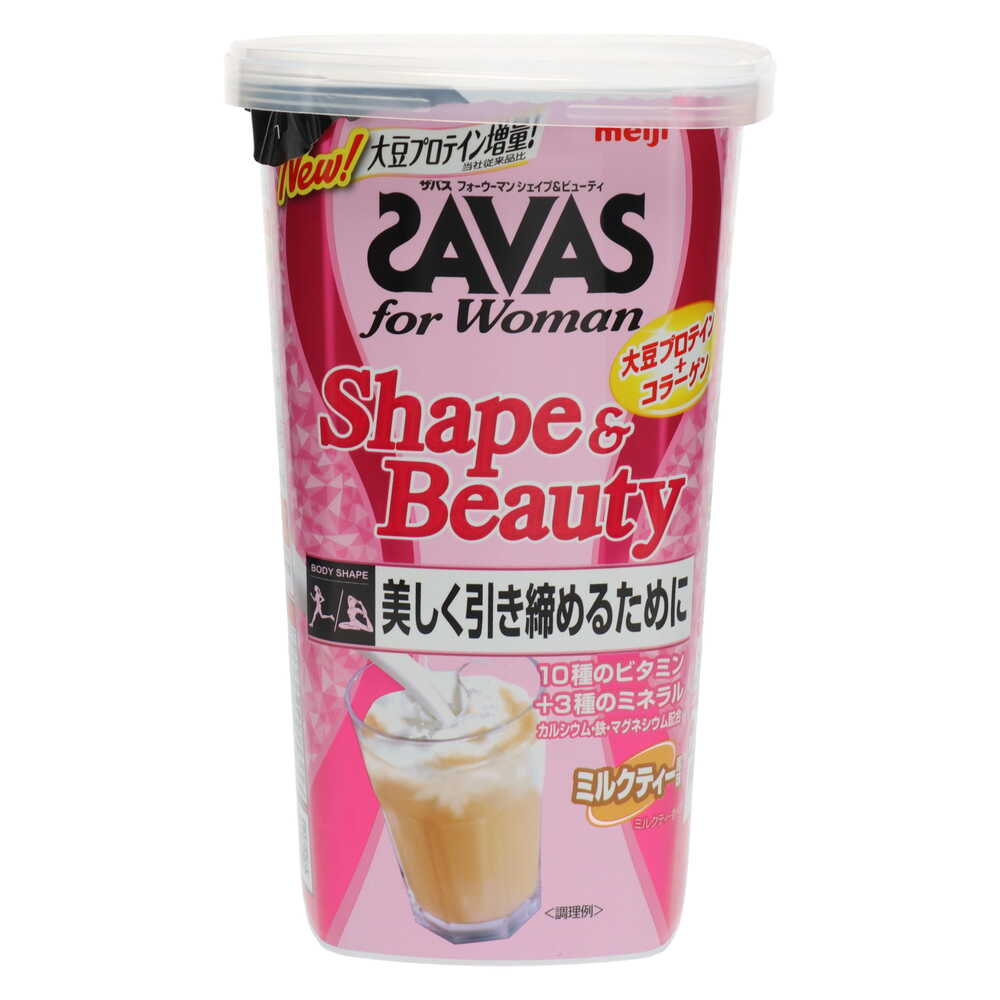 ザバス フォーウーマン シェイプ&ビューティ ミルクティー風味 12食分 252g