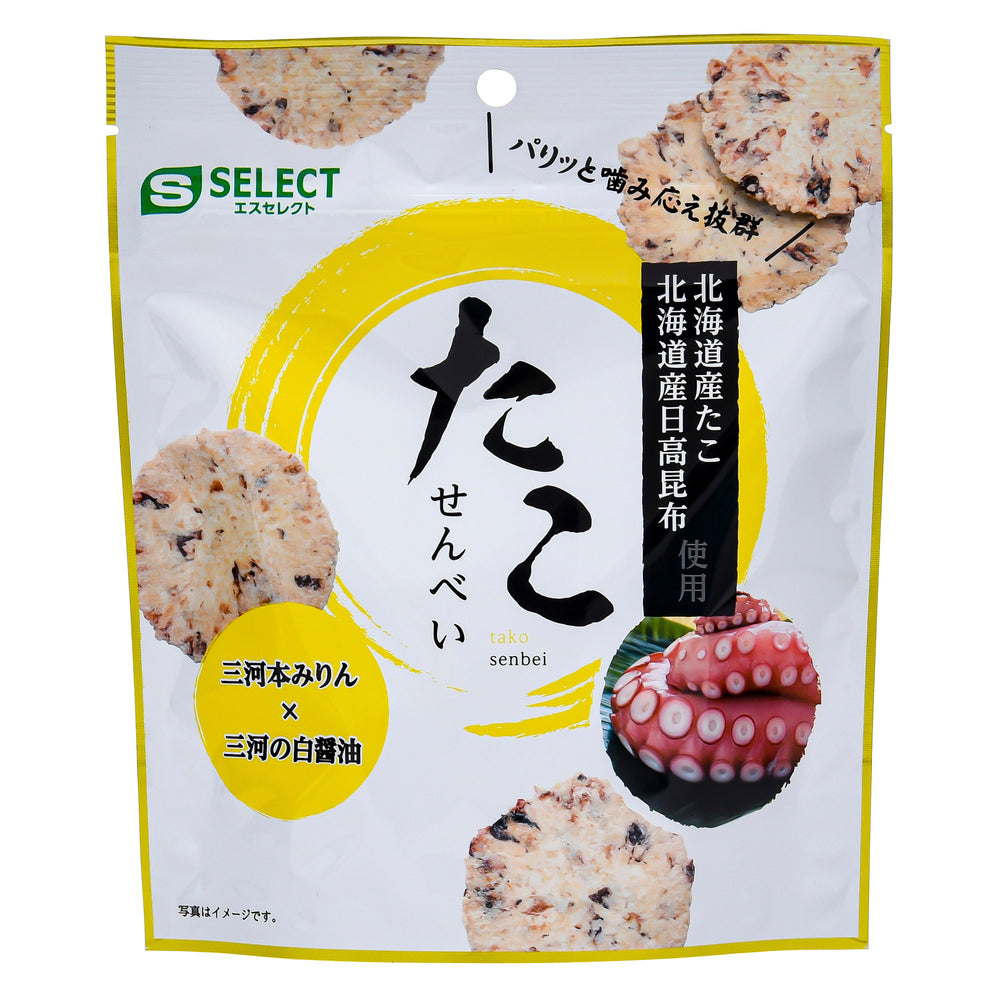 エスセレクト せんべい たこ味 50g