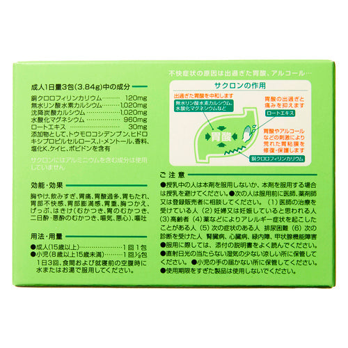 【第2類医薬品】エーザイ(株) サクロン(20包)