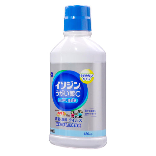 【第3類医薬品】塩野義製薬(株) イソジンうがい薬C(480ml)