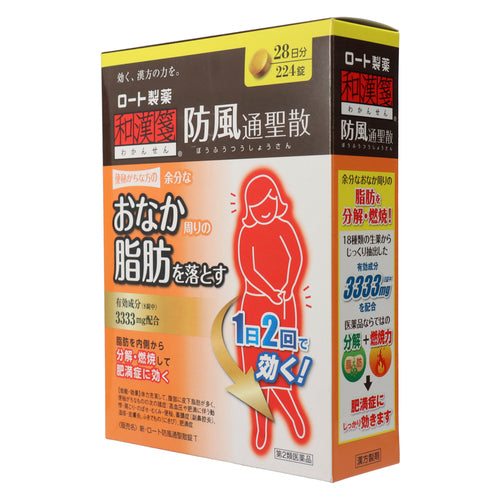 【第2類医薬品】ロート製薬 新・ロート防風通聖散錠T(224錠)