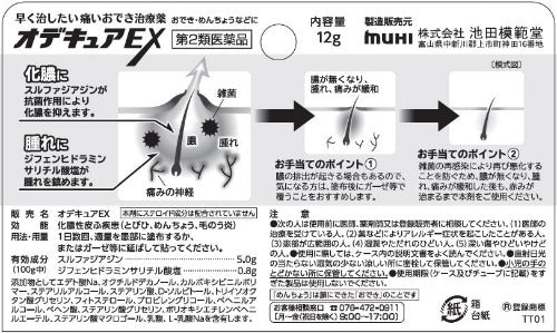 【第2類医薬品】(株)池田模範堂 オデキュアEX(12g)