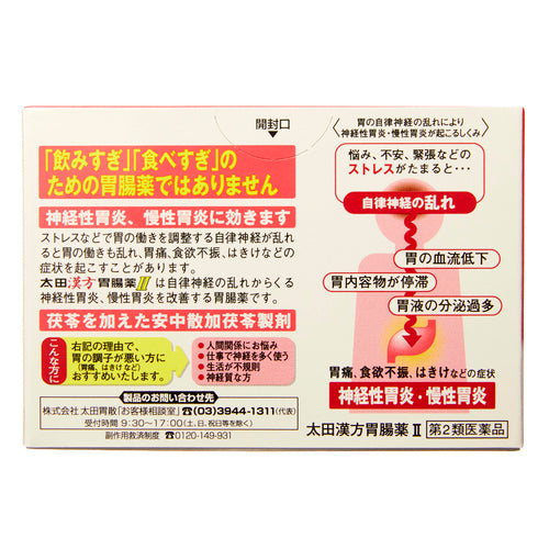 【第２類医薬品】（株）太田胃散 太田漢方胃腸薬Ⅱ（１４包）