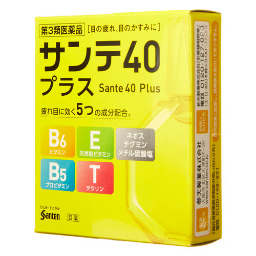 【第３類医薬品】参天製薬（株） サンテ４０プラス（１２ｍＬ）